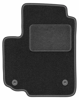 Image de Tapis conducteur en moquette pour Fiat Sedici 2006-2014 (à hayon) – 1 pièce, gris graphite, sur mesure – Wielganizator LUX