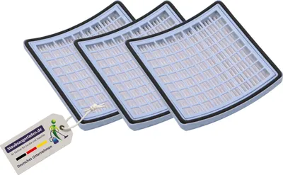 Produktbild von 3 HEPA-Filter passend für Miele S140 - S195 und Swing H1, (Ersatz für SF-H10 )