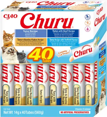 Produktbild von INABA Churu Variety box Tuna - Katze behandeln - 40 x 14g