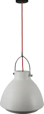 Produktbild von LED-Pendel-Leuchte Sayra (klein) D:26cm Metall Deckenleuchte : Weiss