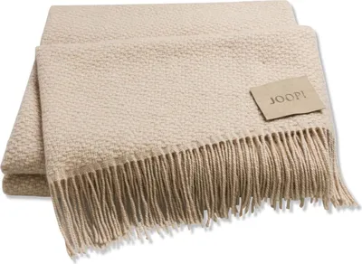 Produktbild von JOOP! Plaid FINE-WOVEN Farbe Natur Größe 130 x 190