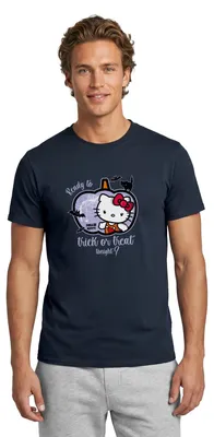 Produktbild von Spreadshirt Hello Kitty Halloween Süß Oder Saurer Männer T-Shirt, 4XL, Navy