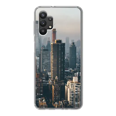 Produktbild von MuchoWow® Handyhülle Schutzhülle Hülle für Samsung Galaxy A32 5G New York - Skyline - Amerika Silikon Softcase Handy Hülle - Softcase