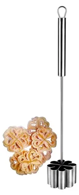 Produktbild von Backform Blumenrosette gerade aus Edelstahl, Silber, 15 x 6.2 x 4 cm