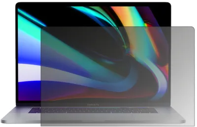 Produktbild von Blickschutzfolie für Apple MacBook Pro 16 Zoll (2020 + 2019) matt Schutzfolie Folie Display Schutz dipos