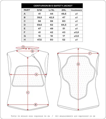 Immagine prodotto di Gilet protettivo UFO PLAST "Centurion BV3 taglia L / XL