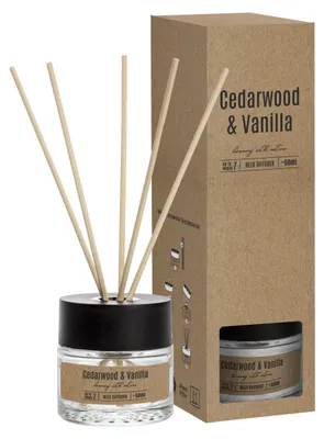 Immagine prodotto di Diffusore di fragranze fino a 7 settimane BISPOL Valpe Cedro e Vaniglia 50ml