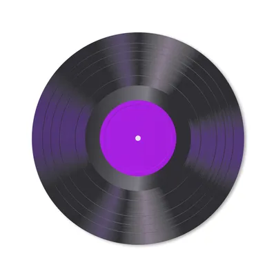 Produktbild von MuchoWow® Mauspad Mousepad Schallplatten - Lila - Vinyl - Retro 30x30 cm - Mousepads - Maus Mat - Pad - Mausunterlage - Tischunterlage - Schreibtischmatten