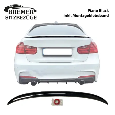 Produktbild von Heckspoiler Lippe in Schwarz für BMW 3er F30 & F31 (2011-2019)