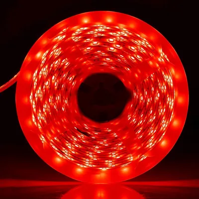 Immagine prodotto di Striscia LED - Nastro illuminante - Illuminazione decorativa - Impermeabile IP65 - 5 metri - Rosso