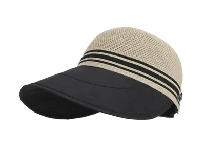 Produktbild von Verstellbarer 55–60 cm Damen Sonnenhut, Atmungsaktiver Sommerhut für Damen, Schirmmütze - SUNIHAT Khaki