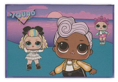 Produktbild von LOL Surprise! Squad Fußmatte, Badezimmermatte 40x60 cm