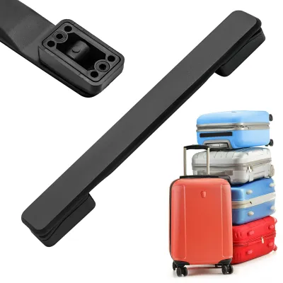 Image de Poignée de valise - Poignée en plastique TPU - 20 cm - Noir - Pour bagage et valise