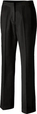 Produktbild von Damen-Hose, ohne Bundfalte, keine Taschen, slim, schwarz, Größe 44 : 95% Baumwolle 5% Elasthan : 44 : schwarz