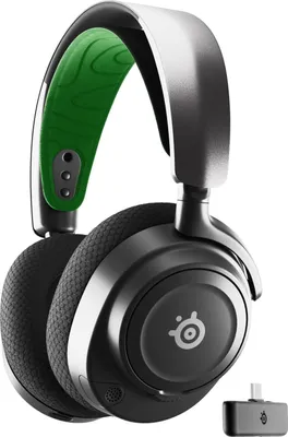 Produktbild von Steelseries Arctis Nova 7X, Verkabelt & Kabellos, Gaming, 20 - 22000 Hz, Kopfhörer, Schwarz, Grün