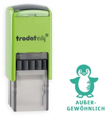Produktbild von TRODAT Motivstempel Printy Apfelgrün"Pinguin" 4922