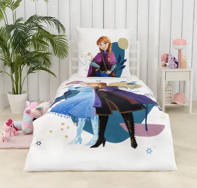 Obrázek produktu pro Ložní souprava Disney Ledové království Elsa a Anna, 2dílná, 135x200 + 80x80