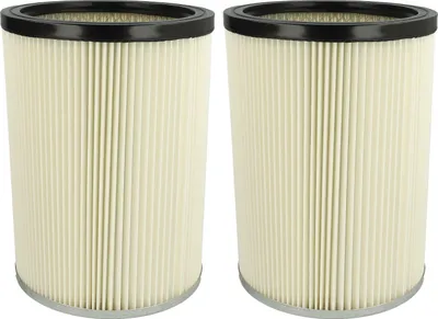 Produktbild von vhbw 2 Faltenfilter Ersatz für Kärcher 6.904-325.0, 6.904-048.0 für Staubsauger - Patronenfilter Weiß Abwaschbar