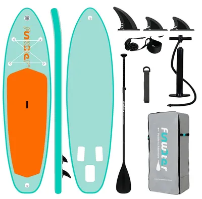 Obrázok produktu pre Nafukovacia doska na paddleboarding, protišmyková podložka, kompletné príslušenstvo, rozmer 320 x 82 x 15 cm