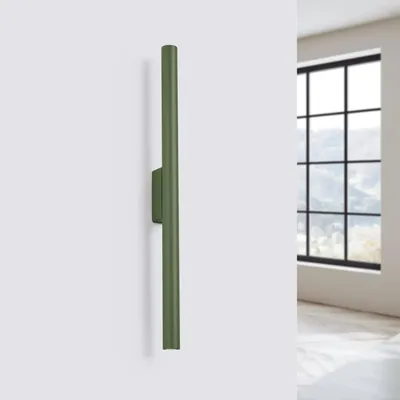 Zdjęcie produktu dla Kinkiet PASTELO zielony oliwkowy 2xG9x8W metal wym:50x2,5x5cm IP20 Sollux Lighting