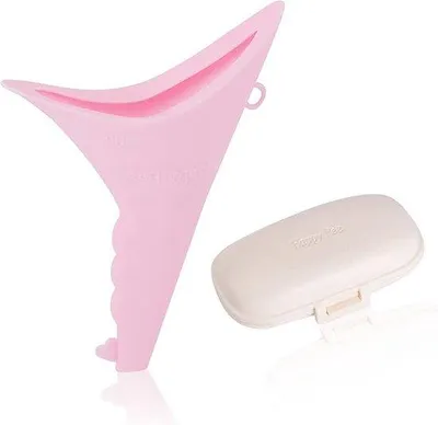 Produktbild von Famanu Campingtoilette tragbar - hochwertiges Silikon