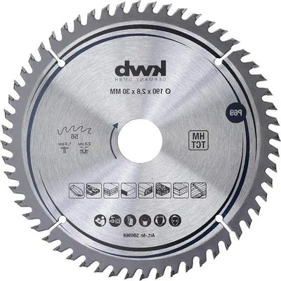 Obrázok produktu pre Profesionálny pílový list na drevo a tvrdé dreviny, 190 x 30 mm, vysoká presnosť, stabilný rez