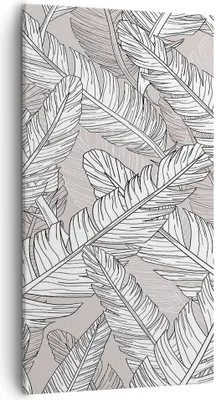 Produktbild von Bild auf Leinwand - Leinwandbild - Feder Grafiken - 55x100cm - Wand Bild - Wanddeko - Wandbilder - Leinwanddruck - Bilder - Kunstdruck - Wanddekoration - Leinwand bilder - Wandkunst - PA55x100-3560