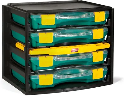 Obrázek produktu pro TAYG Multibox N° 1 inkl. 4 Kleinteileboxen N° 22, Maße 335x250x275 mm