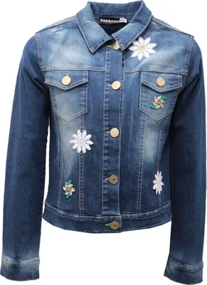 Immagine prodotto di 5905AC giubbotto bimba GIRL PAESAGGINO giacca denim bambini