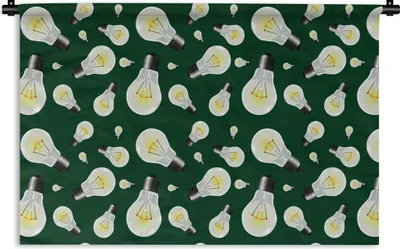 Produktbild von MuchoWow® Wandteppich Wandbehang Lampen - Muster - Licht 120x80 cm Tapisserie Dekoration Wandtuch - Wanddekorationen - Wandtücher