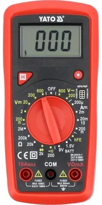 Obrázek produktu pro Yato YT-73081, LCD, Baterie, AAA, 1,5 V, 75 mm, 30 mm