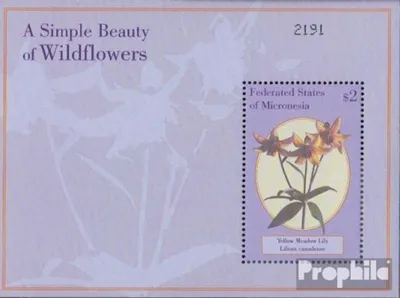 Produktbild von Briefmarken Mikronesien 2000 Mi Block69 (kompl.Ausg.) postfrisch Wildblumen