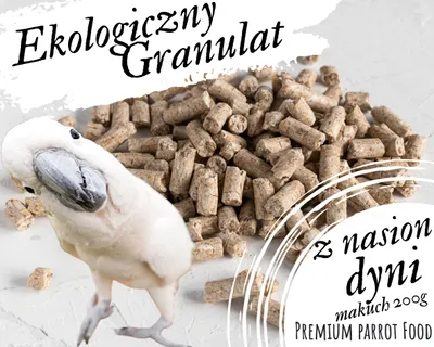 Obrázek produktu pro Dýňové krmivo Premium pro papoušky - zdravé svačinky pro všechny papoušky 150G