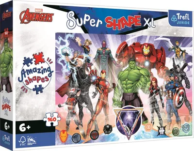 Image de CUBES PUZZLE 160 XL Courage Avengers Disney - Puzzle pour Enfants 50023