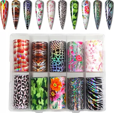 Obrázok produktu pre 10X Transferfolios 10Cmx4Cm Zebra Spitzenset