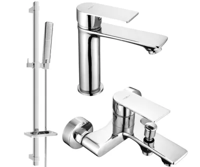 Zdjęcie produktu dla Mexen Royo DQ72 zestaw wannowy, chrom - 72203DQ72-00
