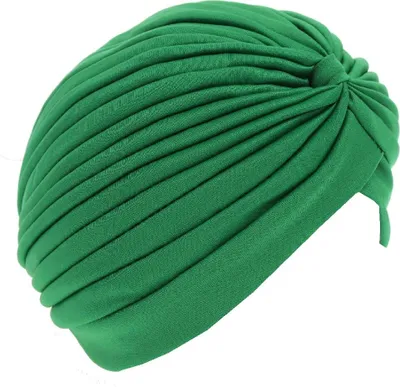 Produktbild von Damen Turban Kopfbedeckung Fashion Einfarbig Grün