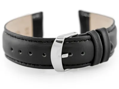 Produktbild von Ledergürtel für die W83 Uhr - schwarz - 20mm
