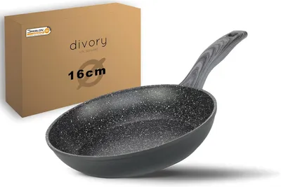 Produktbild von Kochenpfanne 16 cm, Antihaftbeschichtung, kleine Größe, für alle Herdarten