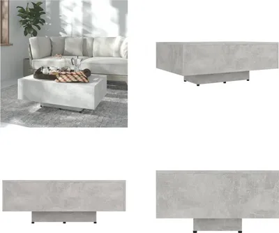 Produktbild von vidaXL Couchtisch Betongrau 85x55x31 cm Holzwerkstoff - Couchtisch - Couchtische - Kaffeetisch - Kaffeetische