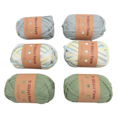 Produktbild von T-Shirt-Garn,T-Shirt-Strickgarn,Stofftuch-Garn,Teppichgarn,Häkelgarn,Häkelgarn