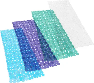 Zdjęcie produktu dla Wkładka do wanny Bubble fioletowo-przezroczysta Casa Pura 68 x 36 cm owalna