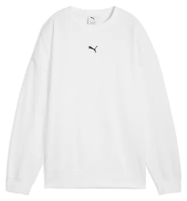Obrázek produktu pro Dívčí volnočasová mikina Puma Oversized Crew FL, barva: bílá, velikost: 158 EU