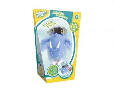 Produktbild von bastelset machen Sie Ihr eigenes springendes Monster aus Tonblau