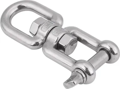 Image de Manille à anneau pivotant en acier inoxydable 304 pour service intensif (12mm)