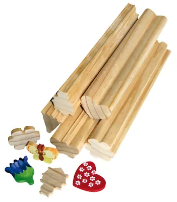 Produktbild von Eduplay Holzstäbe Bastelset Muttertag Geschenk kreatives Spielzeug