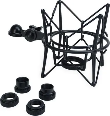 Image de keepdrum microphone araignée MS090B pour différents microphones noir