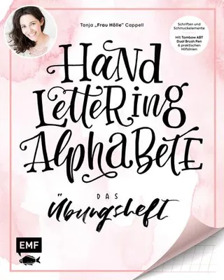 Produktbild von Handlettering Alphabete - Das Übungsheft