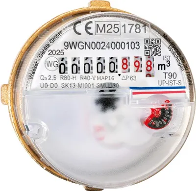 Produktbild von Wasserzähler Messkapsel Techem Vario-S M62x2 MID Q3 2,5 Qn 1,5 inklusive Eichung