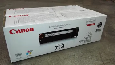 Produktbild von Canon CRG-718 Bk VP, 3400 Seiten, Schwarz, 2 Stück(e)